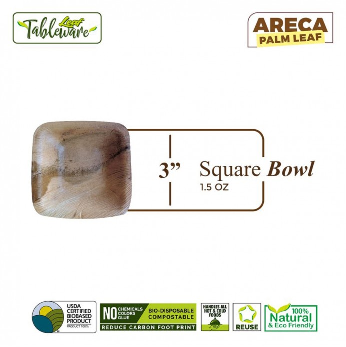 3" Square Dip Bowl (1.5 oz)